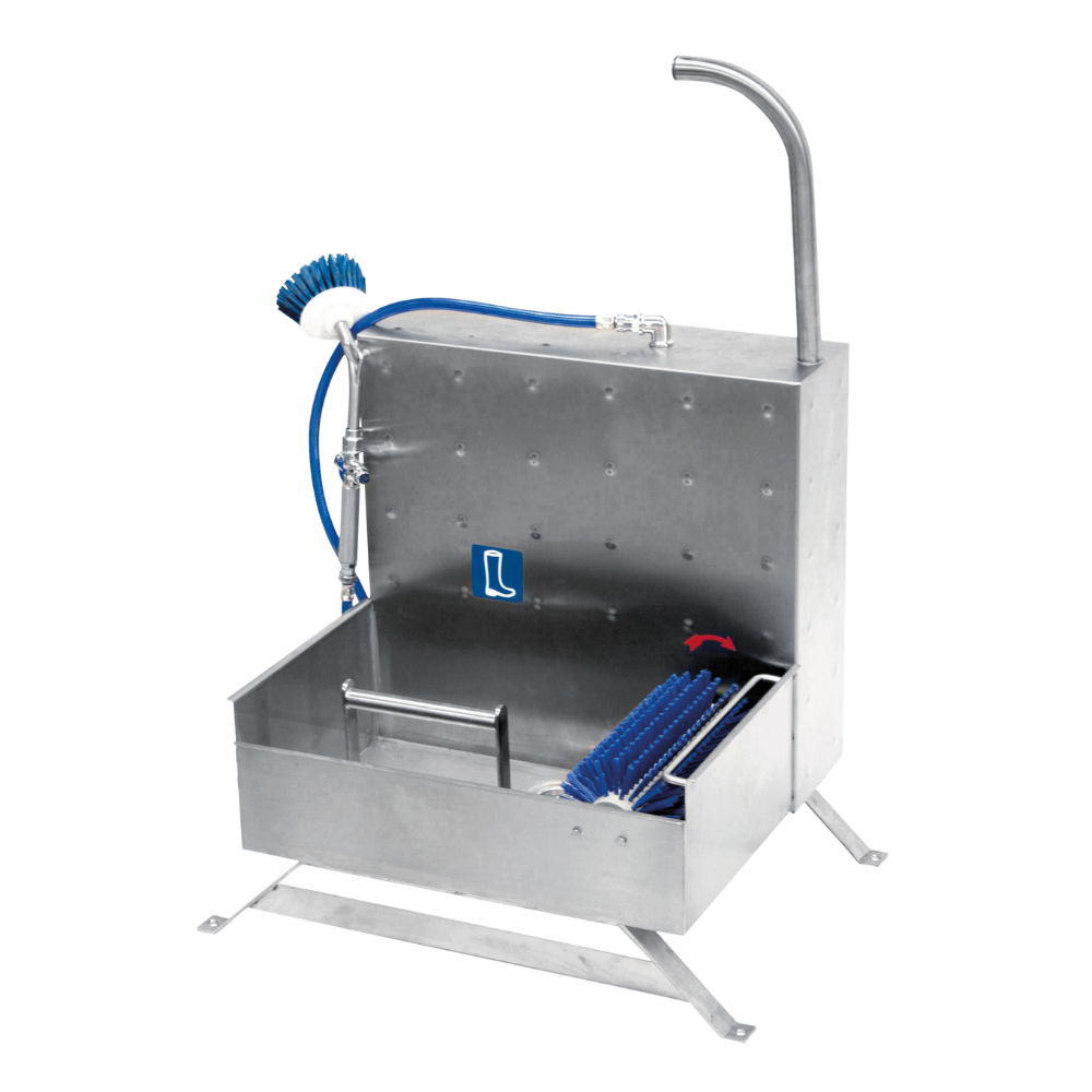 Supporting image for Bastion Sole cleaning machine with waterfed handbrush