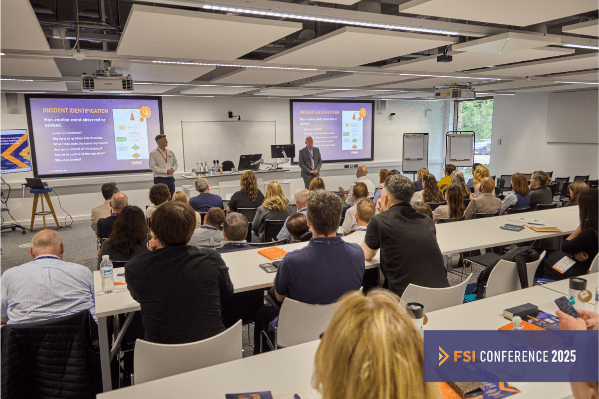 Denis Treacy presenting a workshop at FSI